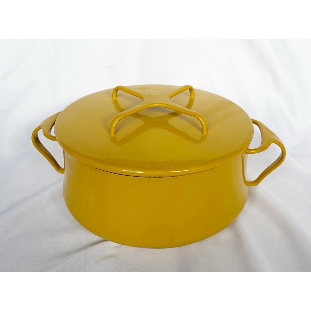 Dansk Kobenstyle Yellow 2 Qt. Casserole Pot With Lid